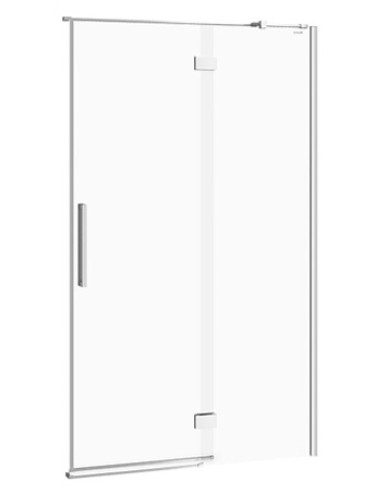 CREA shower enclosure door with hinges, right 120 x 200